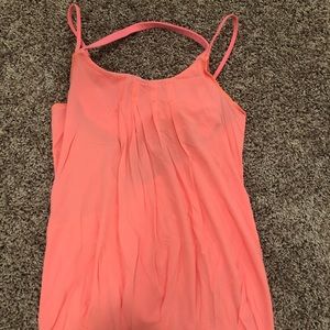 Peach lululemon workout tank